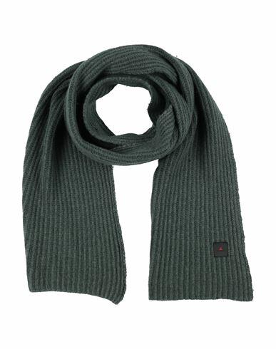 Peuterey Man Scarf Dark green Wool, Polyamide Cover