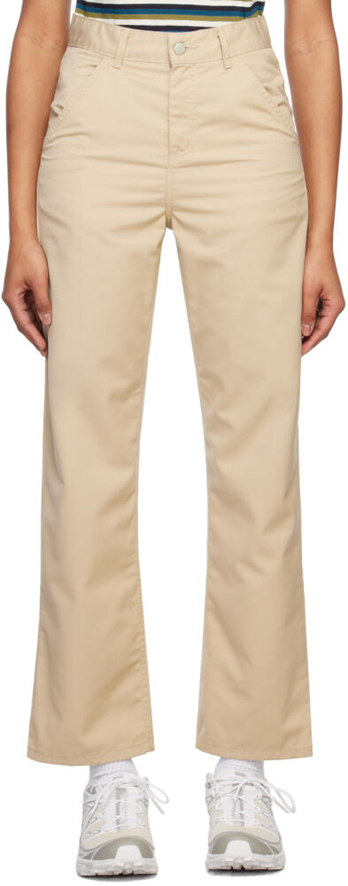 Carhartt Work In Progress Beige Simple Trousers Cover