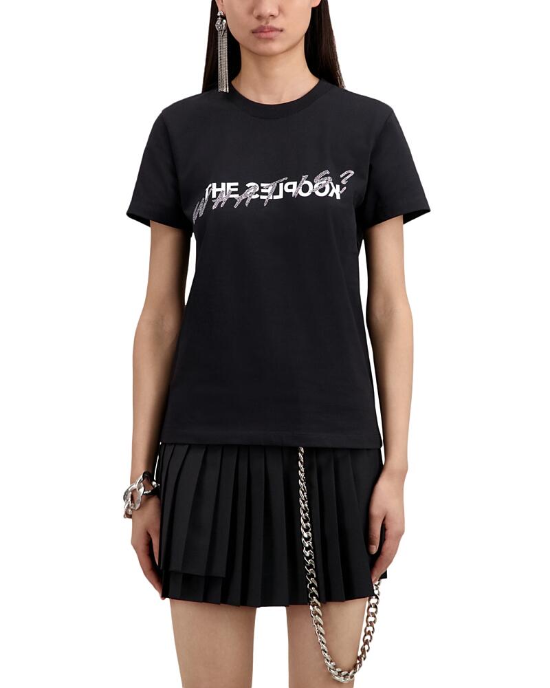 The Kooples Rhinestone Logo Tee Cover