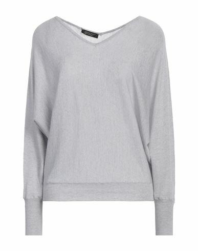 Aragona Woman Sweater Light grey Merino Wool Cover