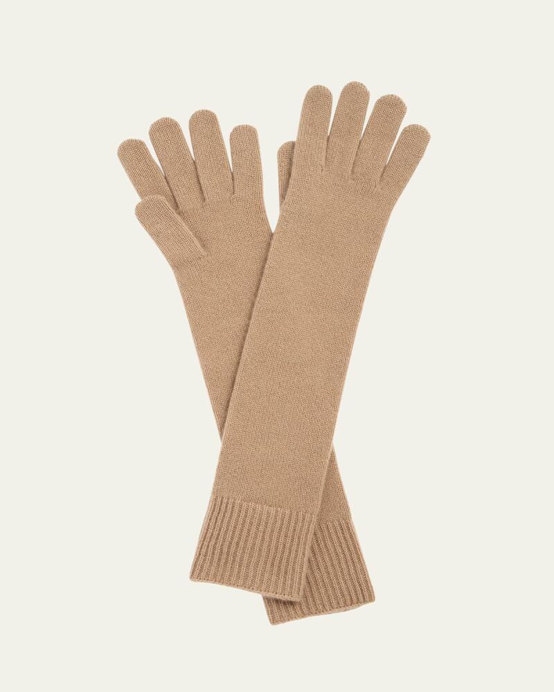 Toteme Long-Kit Cashmere-Blend Gloves Cover