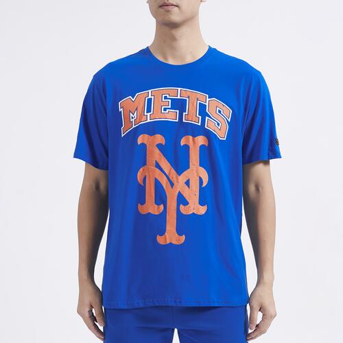 Pro Standard Mets GTP SJ T-Shirt - Mens Blue/Orange Cover