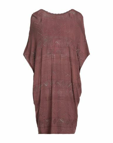 Akep Woman Sweater Brown Viscose, Polyester Cover