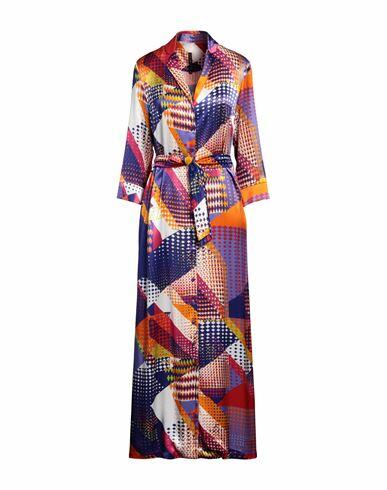 Manila Grace Woman Maxi dress Orange Viscose Cover