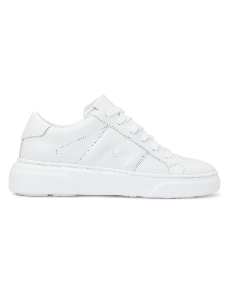 Bruno Magli Women's Kali Leather Platform Sneakers - White Cover