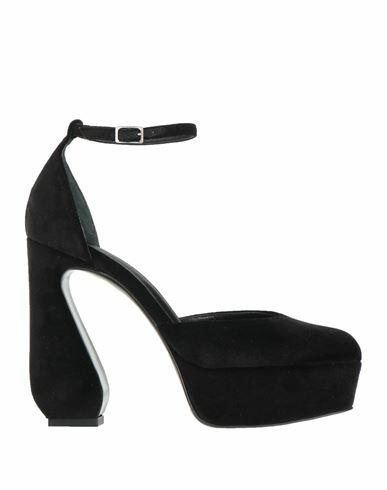 Si Rossi By Sergio Rossi Woman Pumps Black Textile fibers Cover