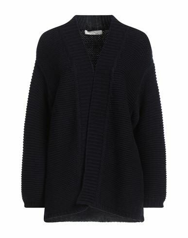 Liviana Conti Woman Cardigan Midnight blue Cashmere, Polyamide Cover