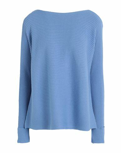 Max & co. Woman Sweater Light blue Cotton, Viscose Cover