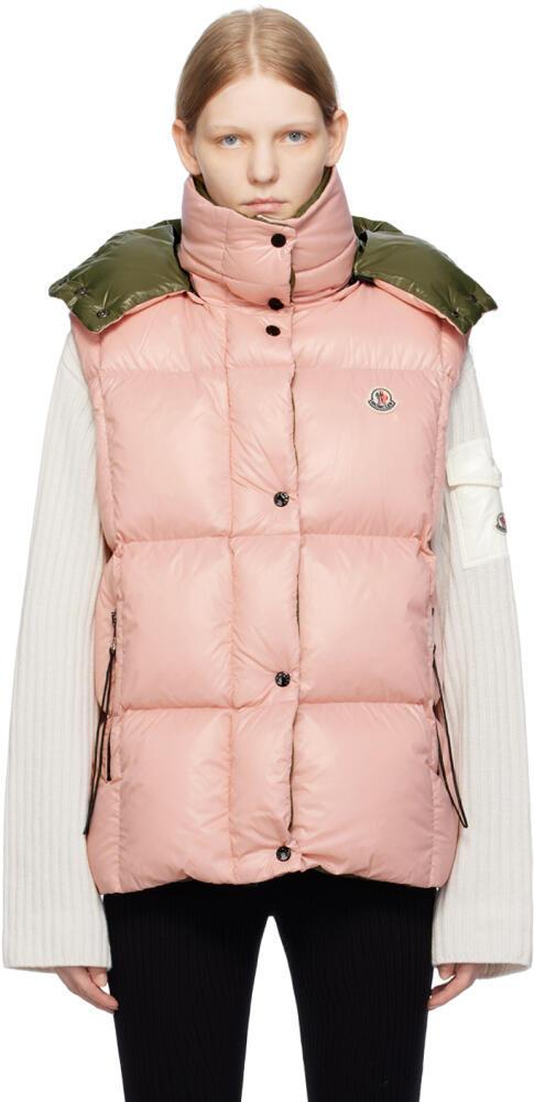 Moncler Pink Luzule Down Vest Cover