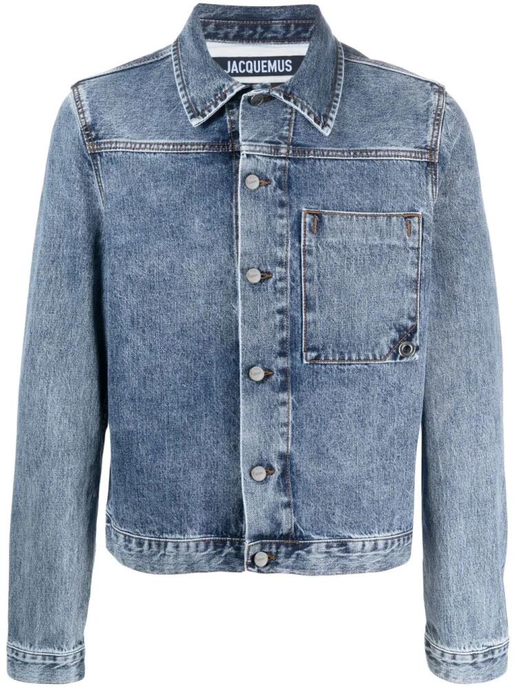 Jacquemus La Veste de Nimes Jao denim jacket - Blue Cover