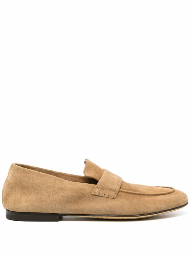 Officine Creative almond suede loafers - Neutrals Cover