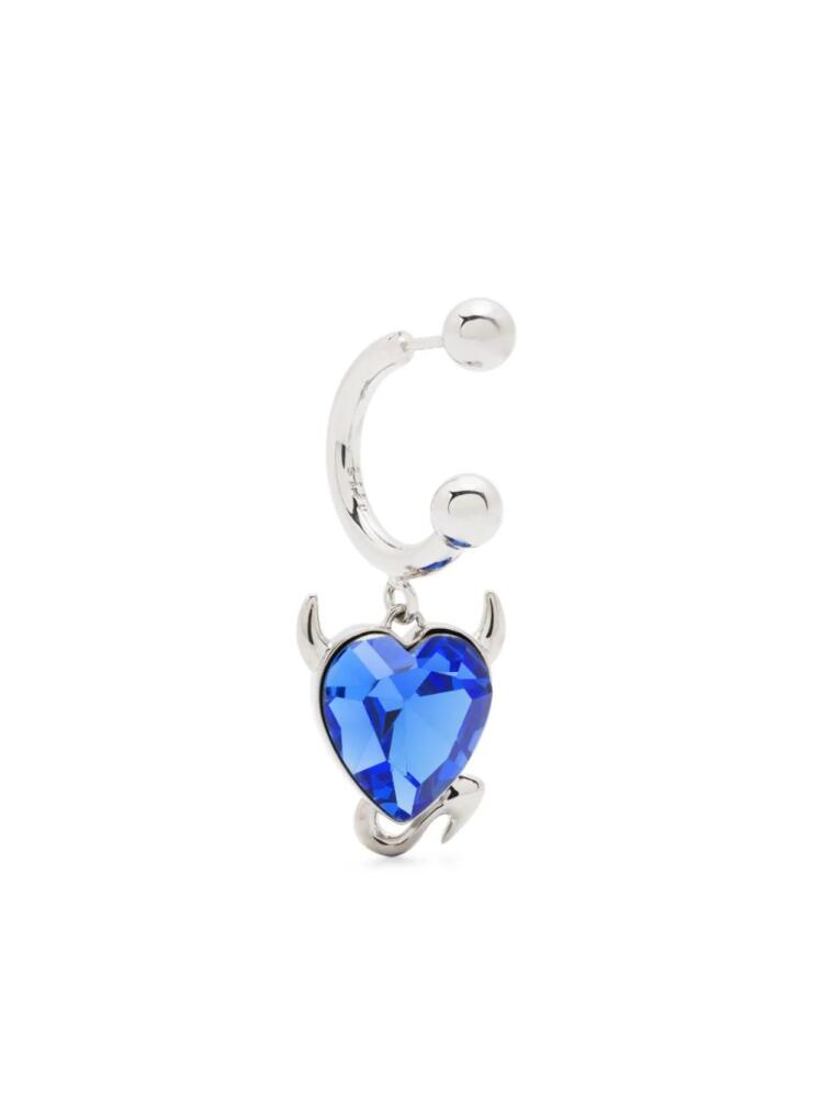 SafSafu Diablo heart-pendant earring - Silver Cover