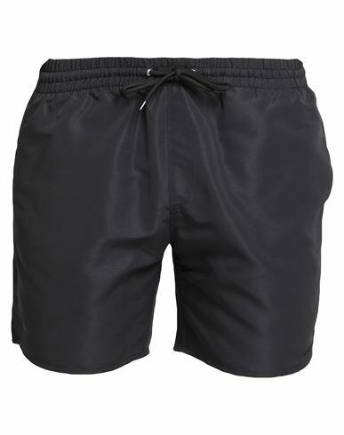 Sandro Man Swim trunks Black Polyester Cover