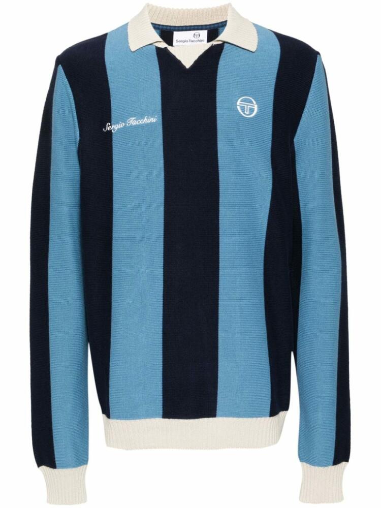 Sergio Tacchini striped jumper - Blue Cover