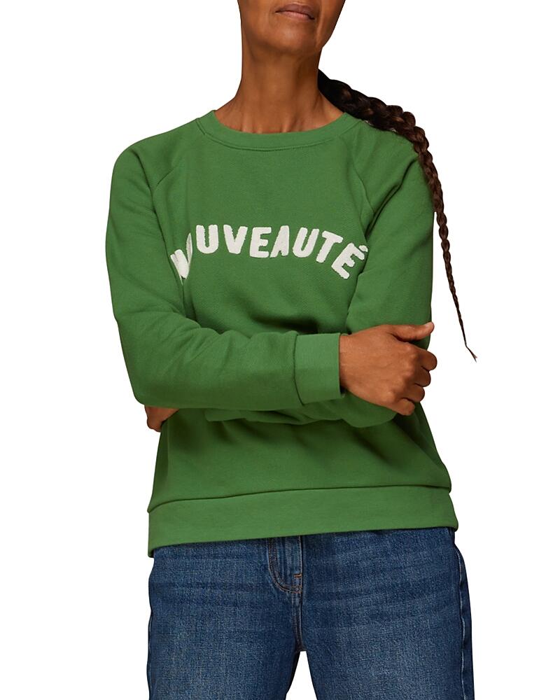 Whistles Nouveaute Logo Sweatshirt Cover