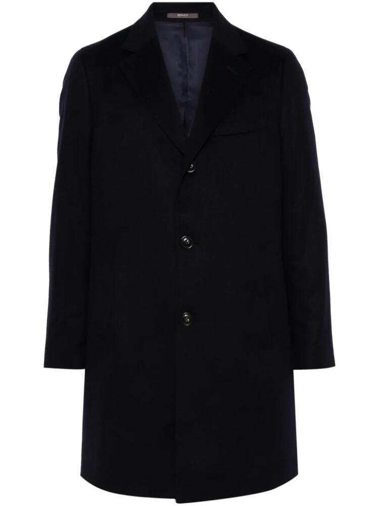 Boggi Milano cashmere coat - Blue Cover