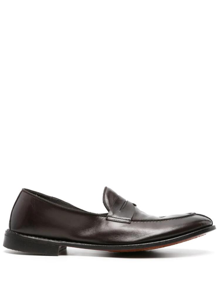 Alberto Fasciani Homer leather loafers - Brown Cover