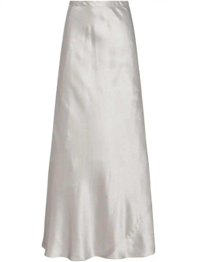 Rosetta Getty Satin skirt - Silver Cover