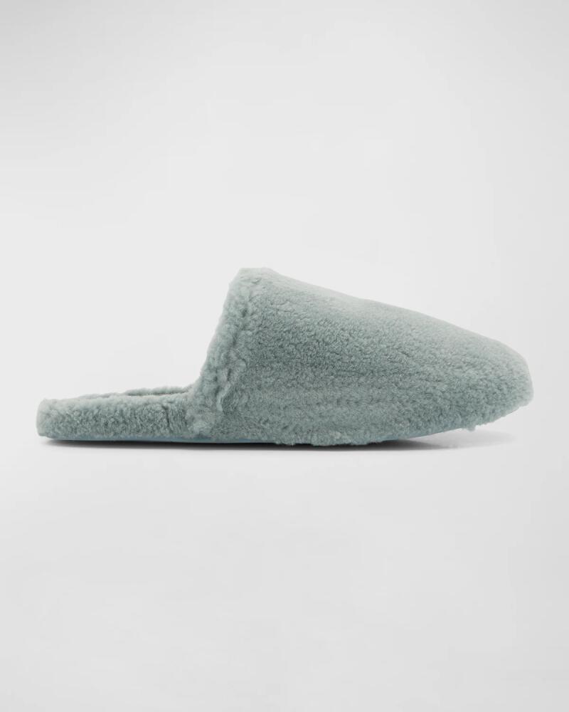 Loro Piana Men's Wintercozy Cashmere Faux Fur Slippers Cover