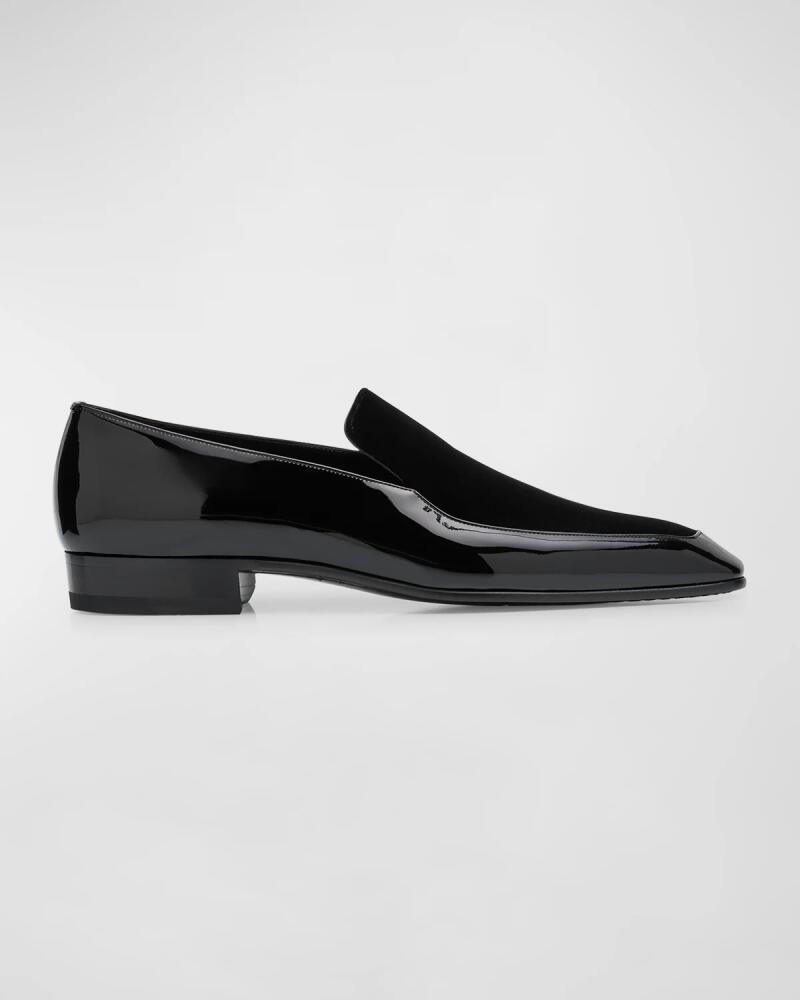 Saint Laurent Men's Gabriel 20 Patent Leather Loafers Cover