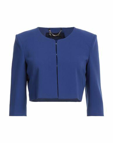 Patrizia Pepe Sera Woman Blazer Blue Polyester, Elastane Cover