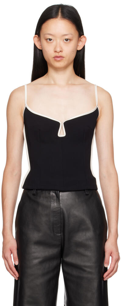 Paris Georgia SSENSE Exclusive Black & White Marlo Camisole Cover