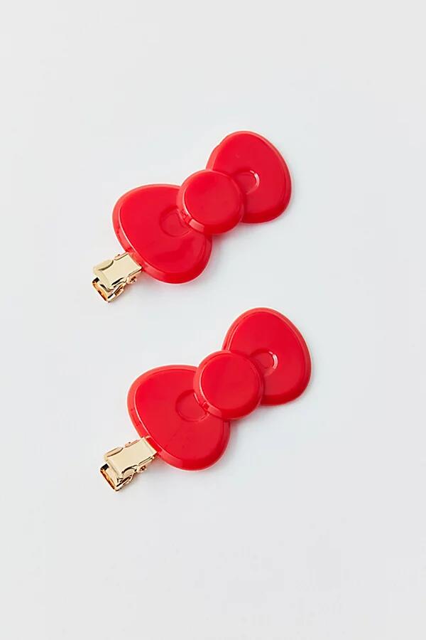 KITSCH X Hello Kitty Crease-Free Hair Clip Set in Red Cover