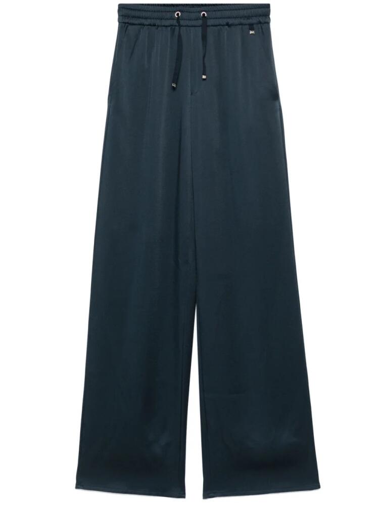 Herno satin trousers - Blue Cover