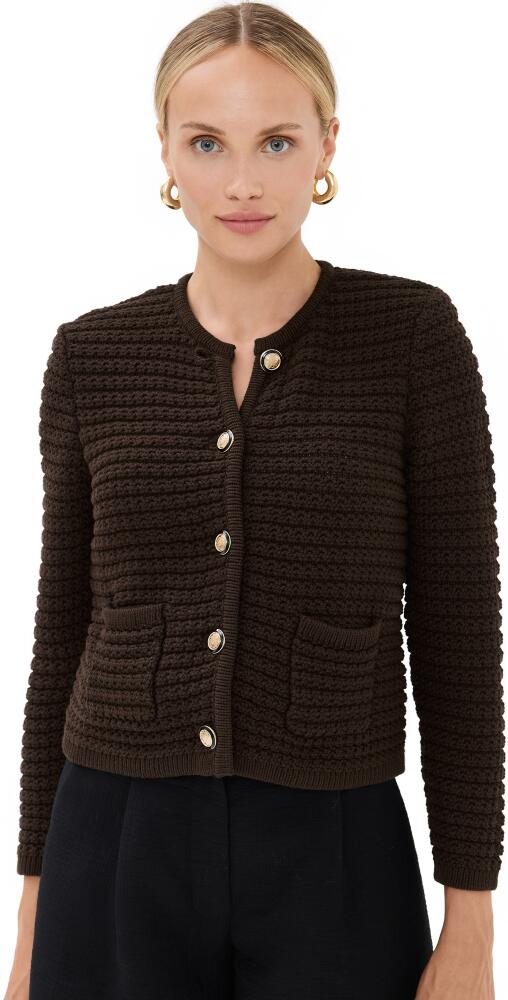 ba & sh Gaspard Cardigan Chocolat Cover