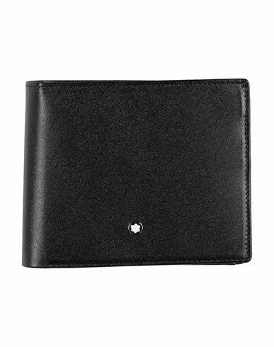 Montblanc Man Wallet Black Leather Cover