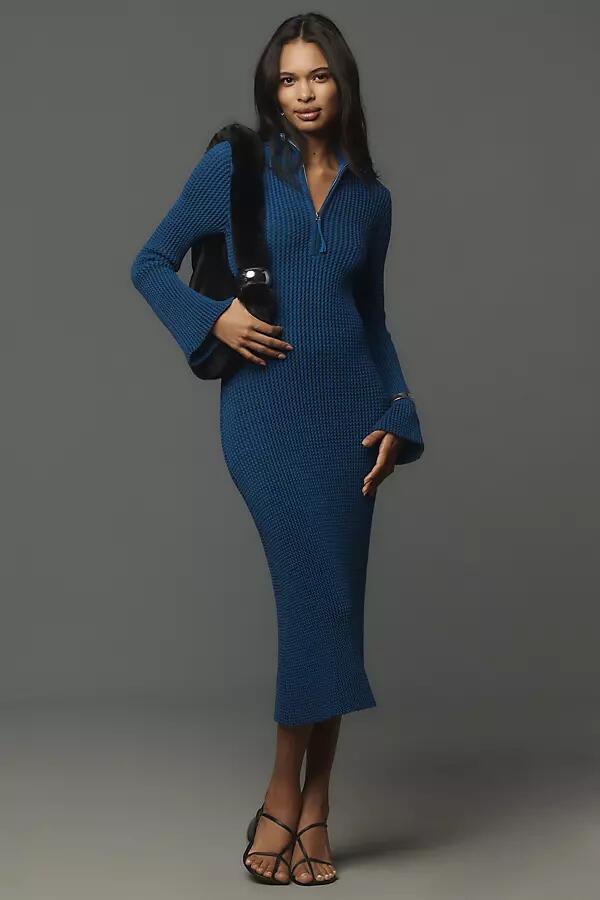 Simon Miller Zumi Textured Knit Midi Dress Cover