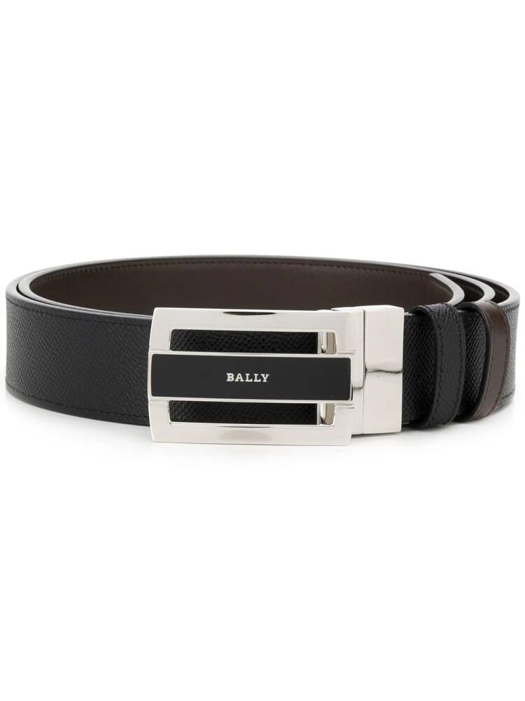 Bally engraved logo belt - Black Cover