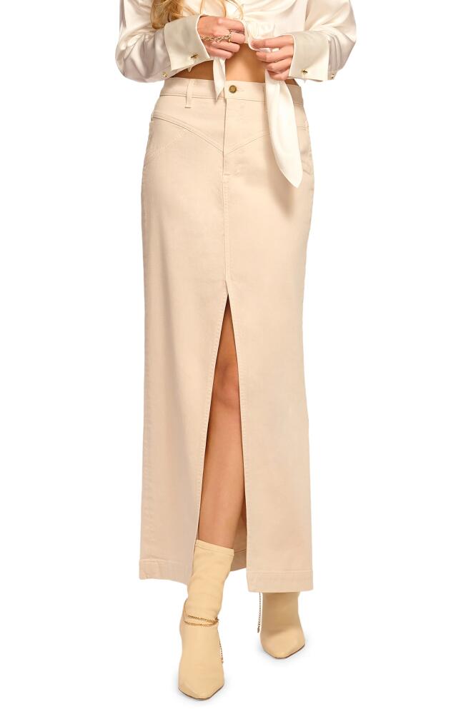 Ramy Brook Xavier Denim Maxi Skirt in Bone Denim Cover