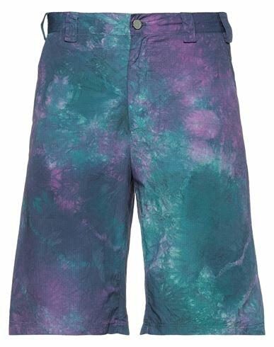 Mauna Kea Man Shorts & Bermuda Shorts Purple Cotton Cover