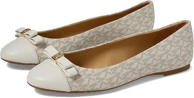 MICHAEL Michael Kors Andrea Ballet (Vanilla) Women's Flat Shoes Cover