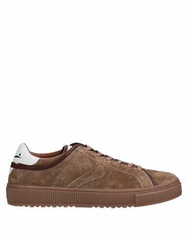 Voile Blanche Man Sneakers Camel Soft Leather Cover