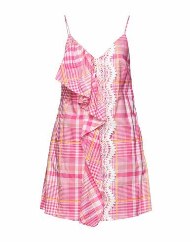 Sfizio Woman Mini dress Pink Cotton, Polyester Cover