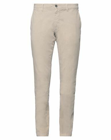 Avignon Man Pants Beige Cotton, Elastane Cover