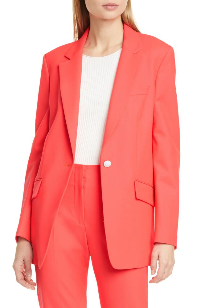 rag & bone Ames Stretch Wool Twill Blazer in Brtpink Cover