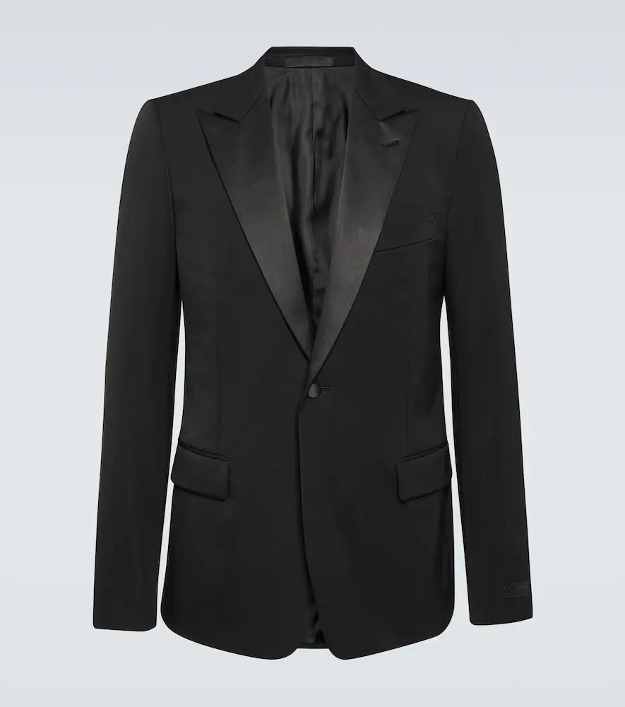 Lanvin Single-breasted wool tuxedo jacket Cover