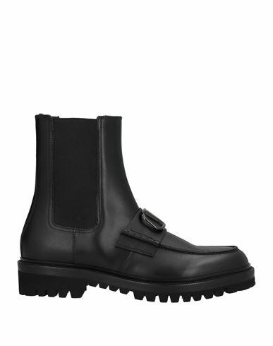 Valentino Garavani Man Ankle boots Black Soft Leather Cover