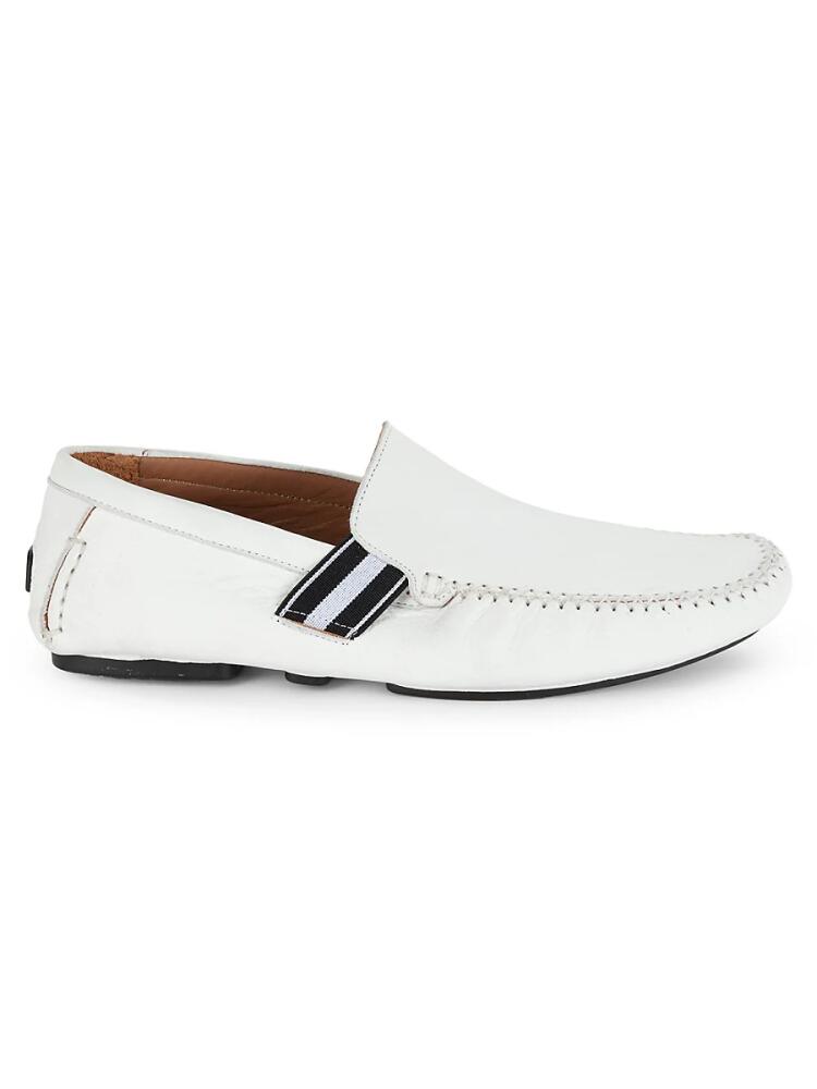 Mezlan Men's Leather Loafers - White Cover