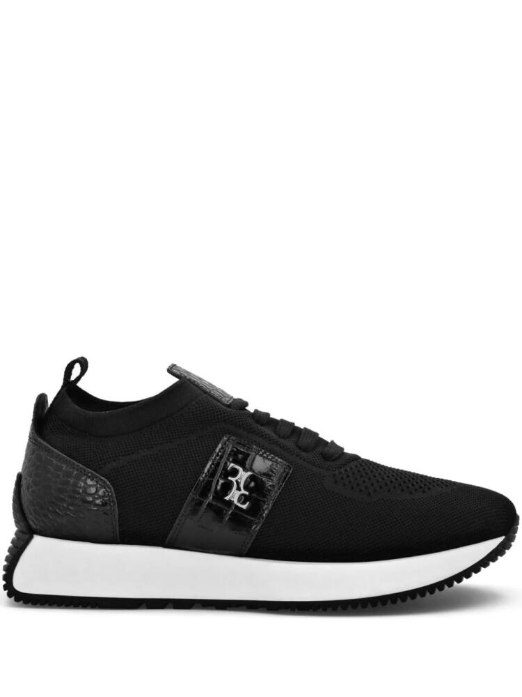 Billionaire Runner logo-patch sneakers - Black Cover