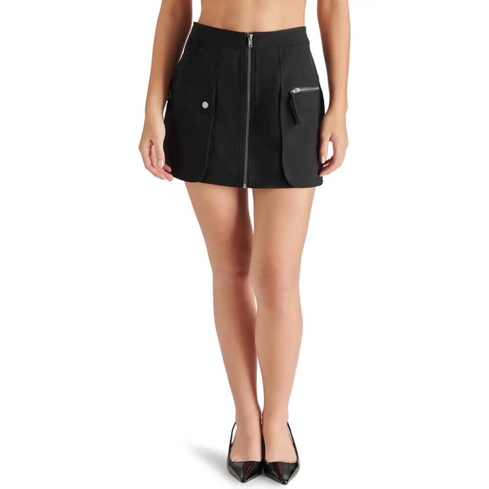 Steve Madden Mila Zip Cargo Miniskirt in Black Cover