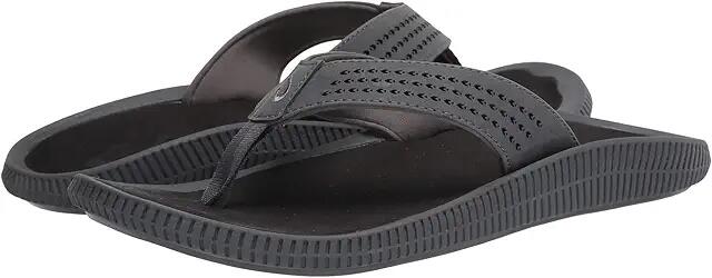 OluKai Ulele (Dark Shadow/Black) Men's Sandals Cover