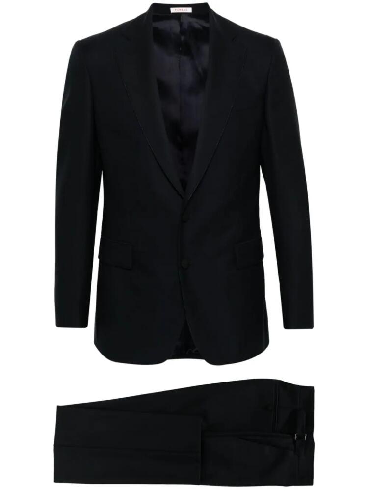 FURSAC single-breasted faille wool tuxedo - Blue Cover