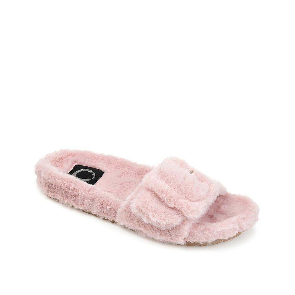 Journee Collection Shadow Slide Sandal | Women's | Light Pink Cover