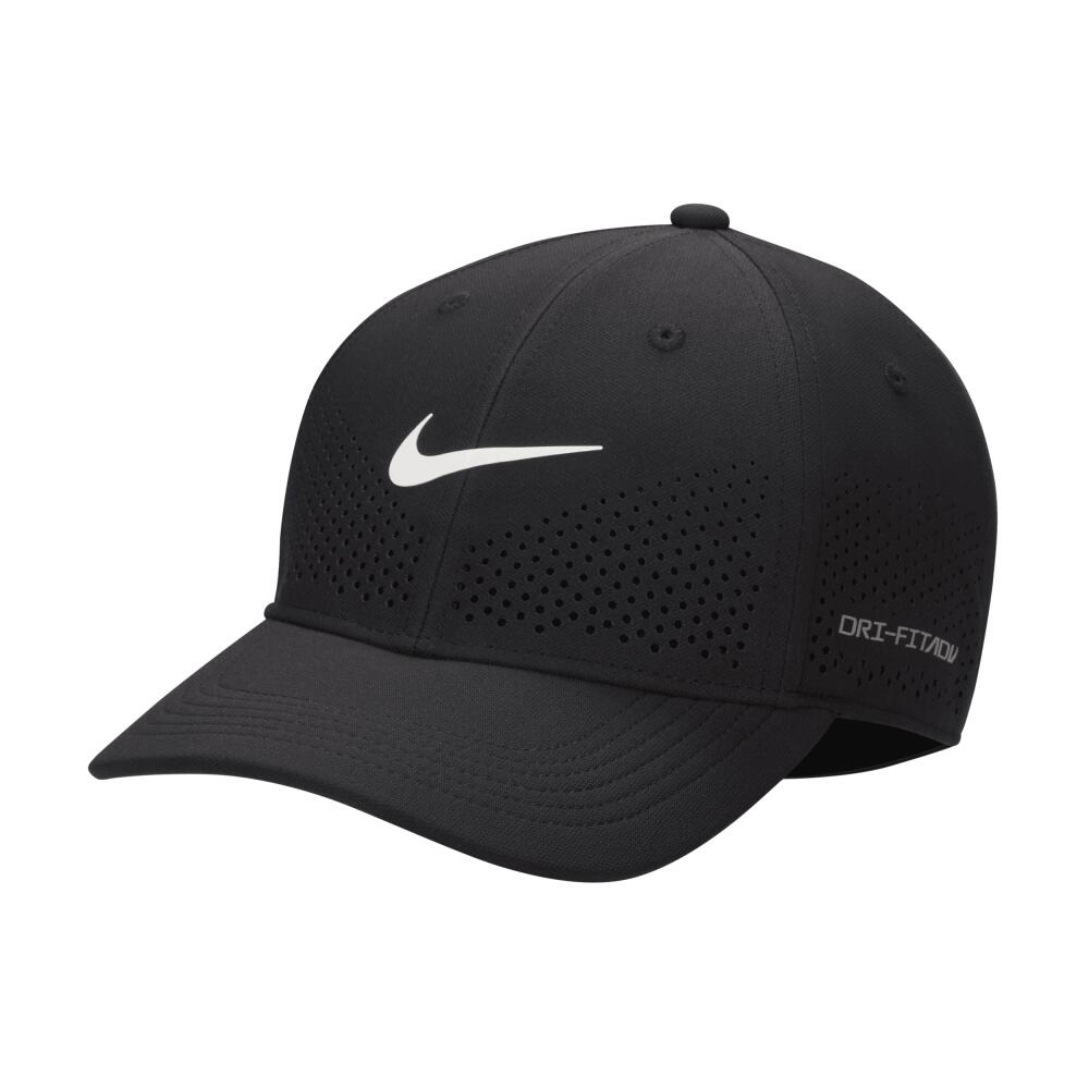 Nike Unisex Dri-FIT ADV Club Structured Swoosh Cap in Black Cover