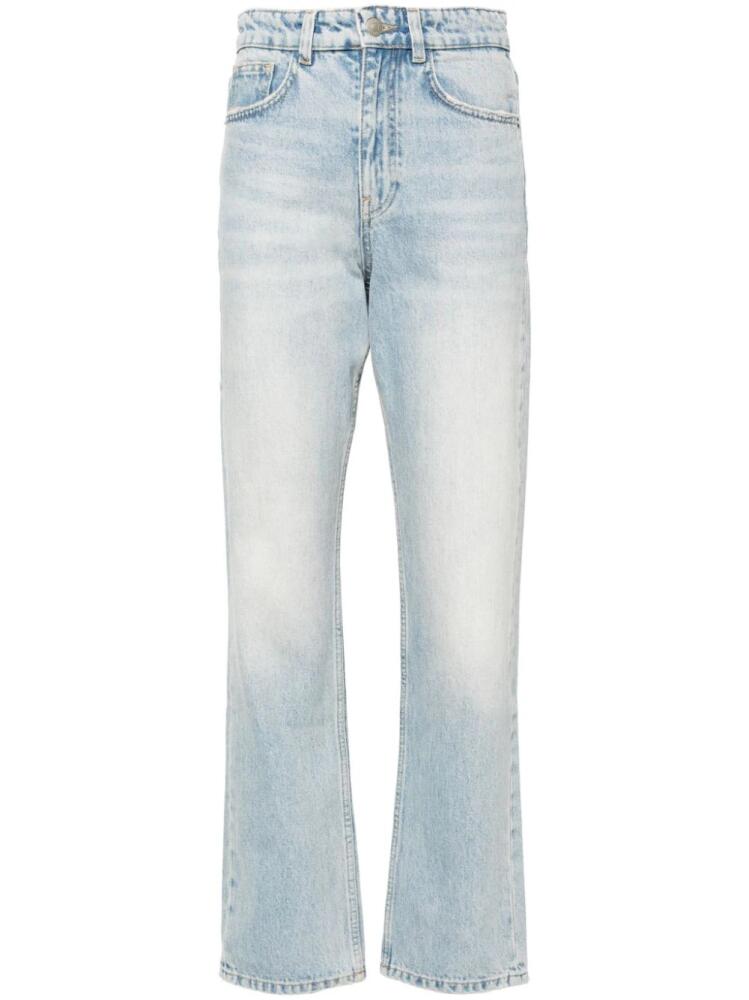 Maje mid-rise straight-leg jeans - Blue Cover