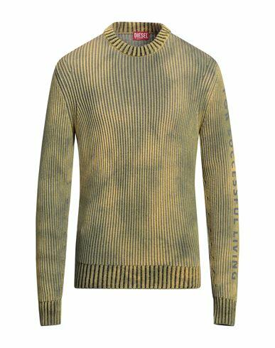 Diesel Man Sweater Green Cotton Cover